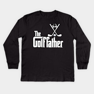 The Golf father Golf Father Funny Kids Long Sleeve T-Shirt